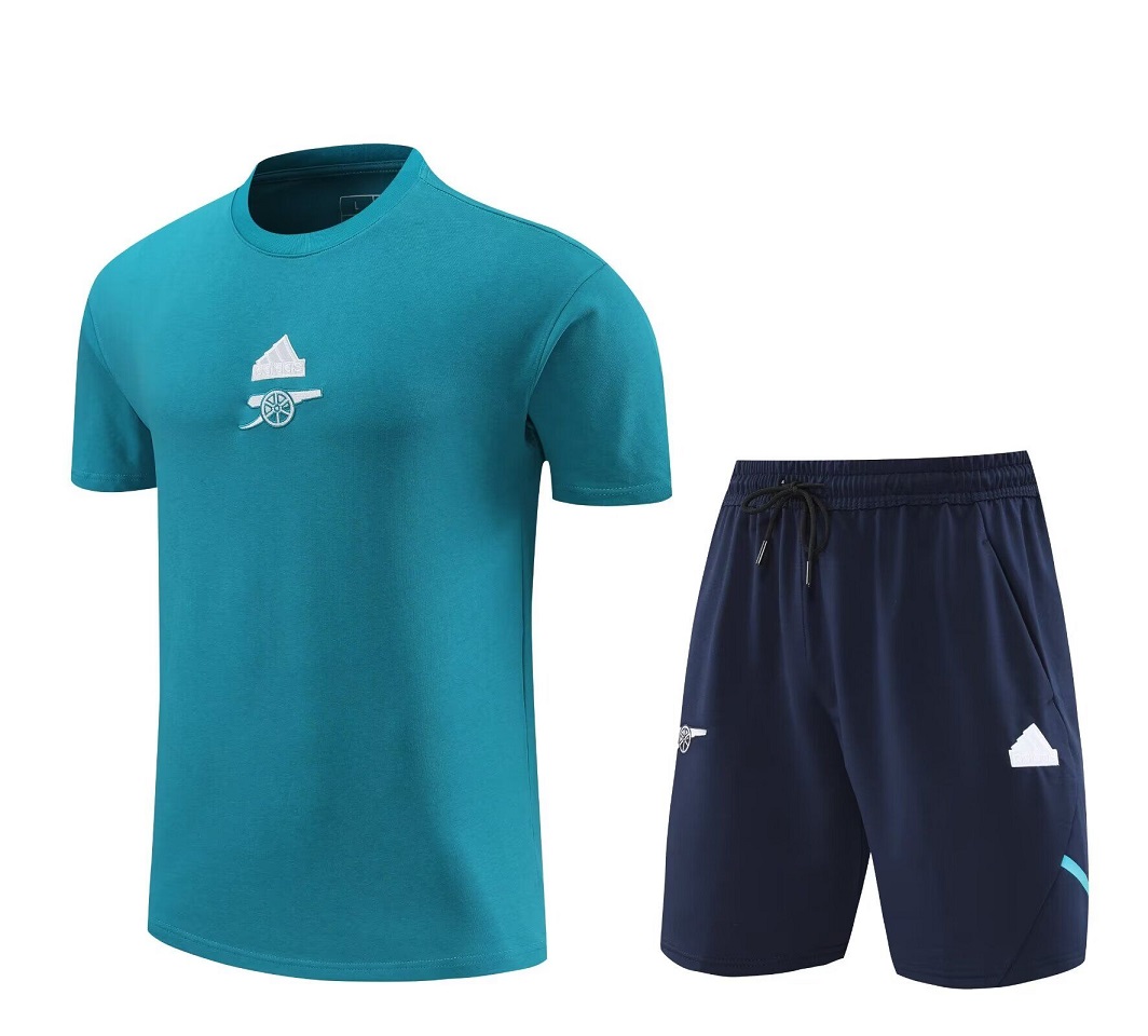AAA Quality Arsenal 24/25 Lake Blue Training Kit Jerseys